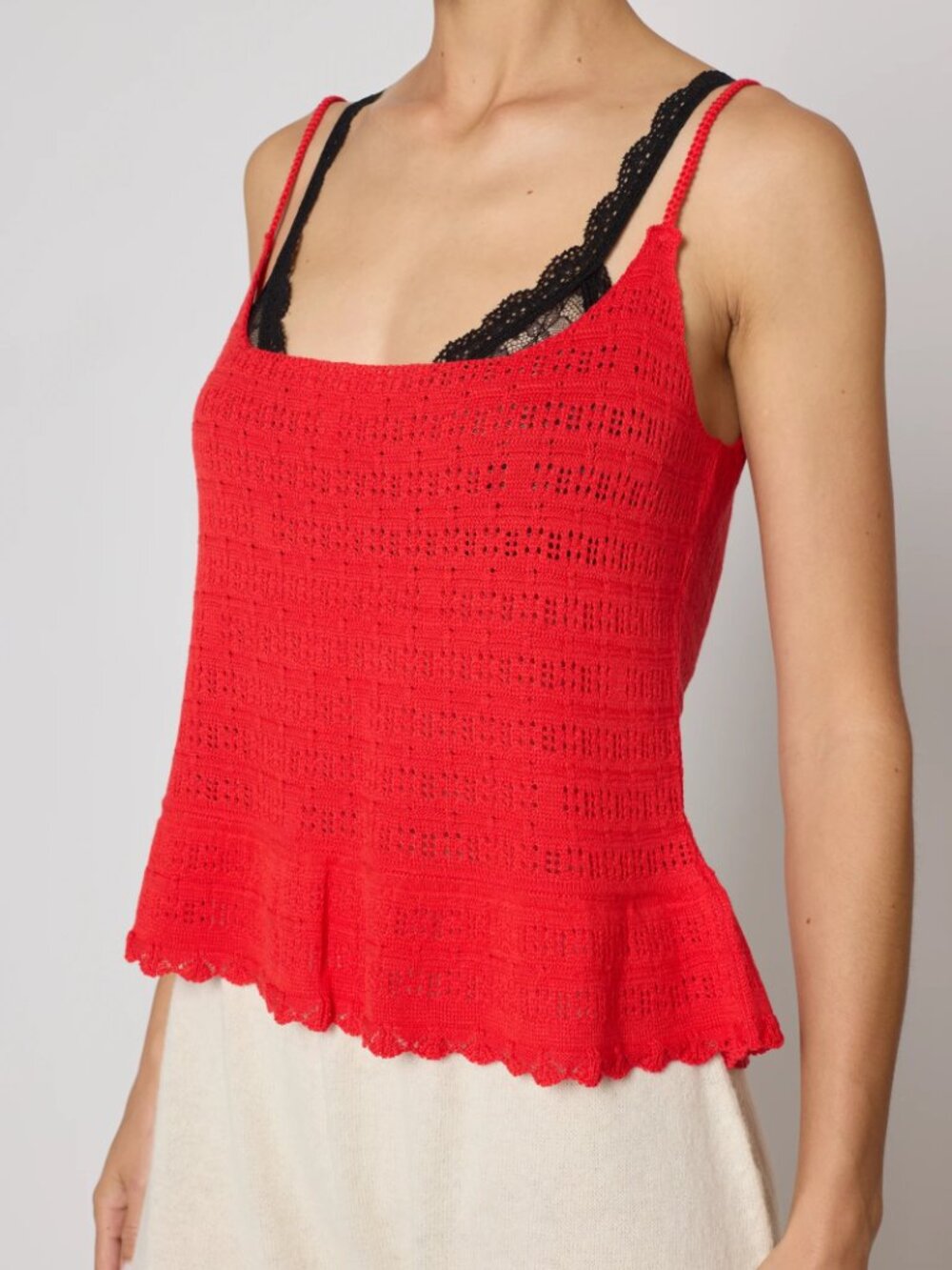 NEW Atelier Delphine Jagger Cami in Red